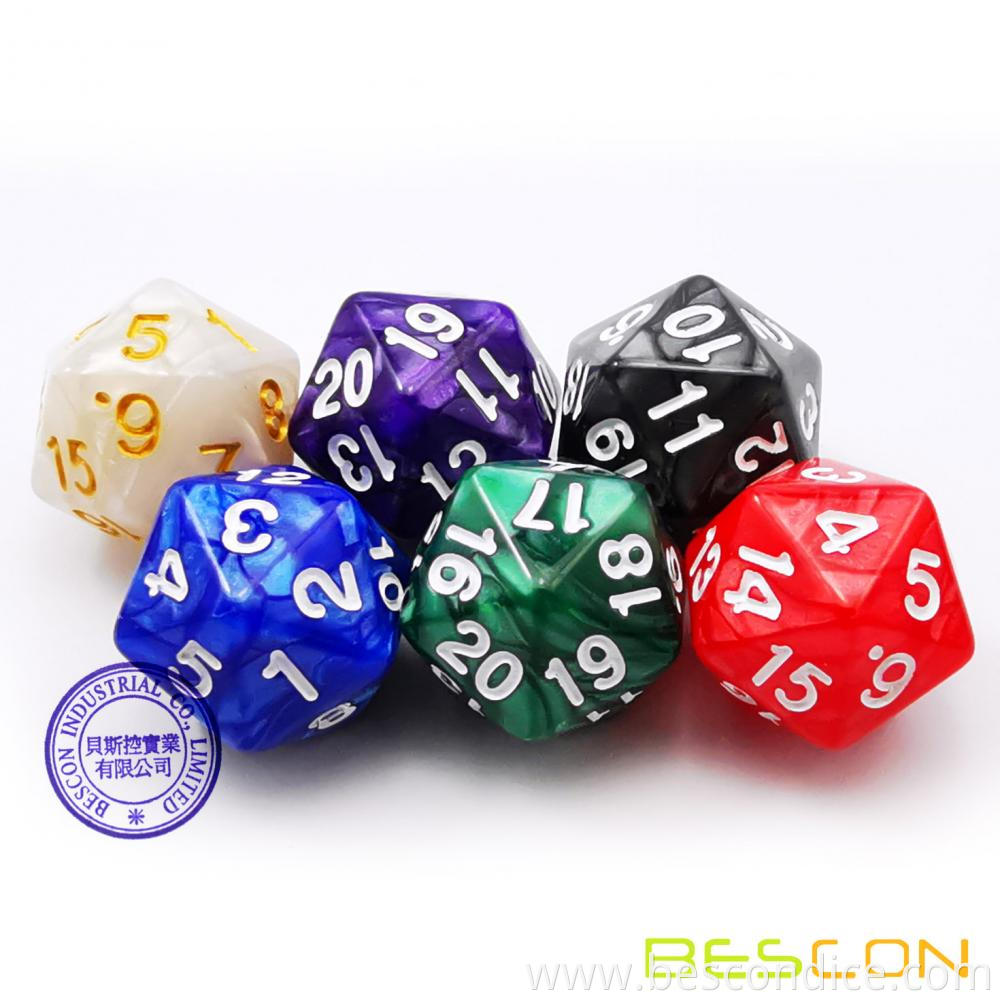Spindown D20 Dice Assorted Colors Spindown D20 Dice Assorted Colors